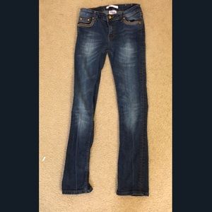 Vigoss Jeans Dark Mid wash Straight Leg Jeans